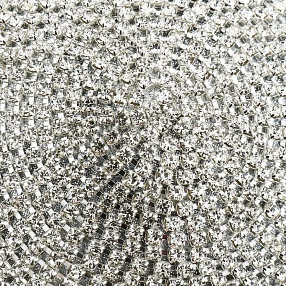 NWT Sparkling Bling Swarovski Crystal Rhinestone Round Ball Purse: Silve… - Picture 5 of 14
